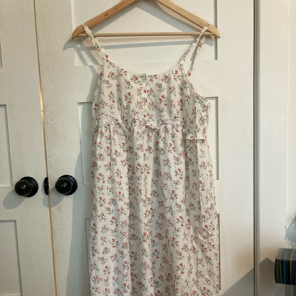 Vintage Laura Ashley Floral Cottagecore Dress